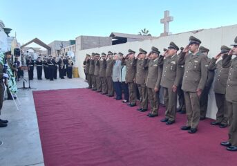 CARABINEROS RECORDÓ A SUS MÁRTIRES INSTITUCIONALES