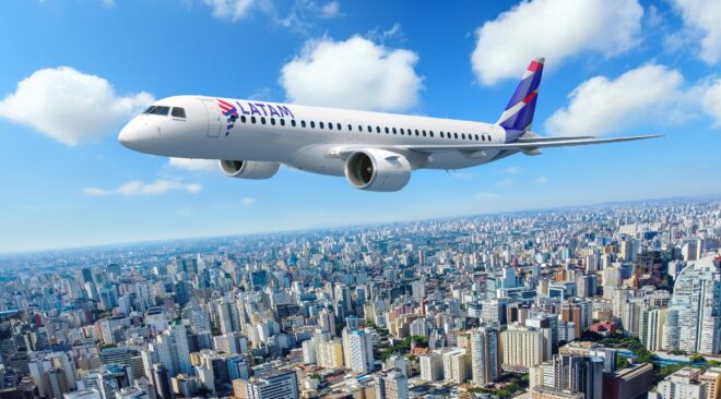 Grupo LATAM anuncia plan para fortalecer la conectividad en Sudamérica con el Embraer E195-E2