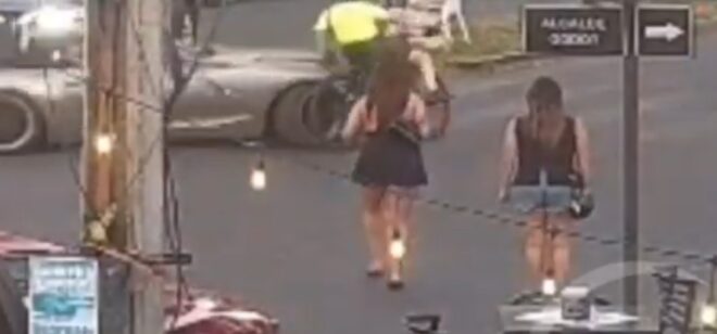 Carabinera resulta lesionada durante fiscalización vehicular en la península de Cavancha (Vídeo)