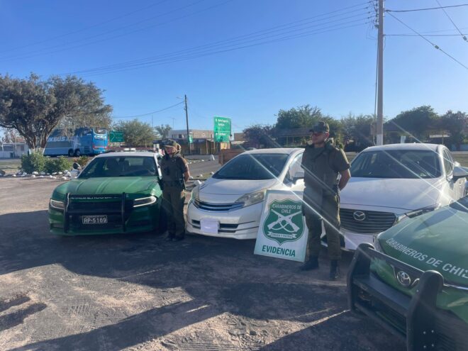 Carabineros detiene a joven por robo de dos vehículos en la comuna de Huara