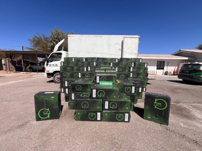CARABINEROS INCAUTÓ CARGAMENTO DE CIGARRILLOS DE CONTRABANDO
