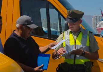 Carabineros realizó fiscalización de transporte escolar