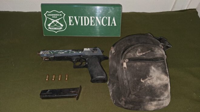 Carabineros detiene a hombre con arma de fuego en La Tirana