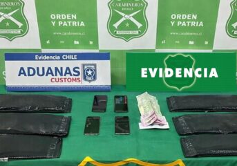 En Aeropuerto de Iquique detectan a pasajeros portando casi 10 kilos de drogas