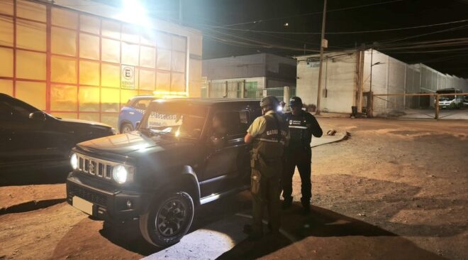 OPERATIVO NOCTURNO DESPLEGADO ESTE FIN DESEMANA DEJA NUEVE DETENIDOS