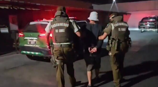 HOMBRE QUE SE ENCONTRABA PRÓFUGO POR HOMICIDIO FUE DETENIDO POR CARABINEROS