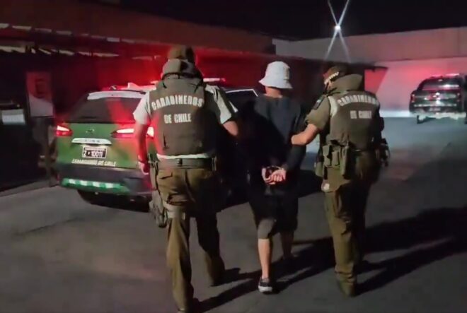 HOMBRE QUE SE ENCONTRABA PRÓFUGO POR HOMICIDIO FUE DETENIDO POR CARABINEROS