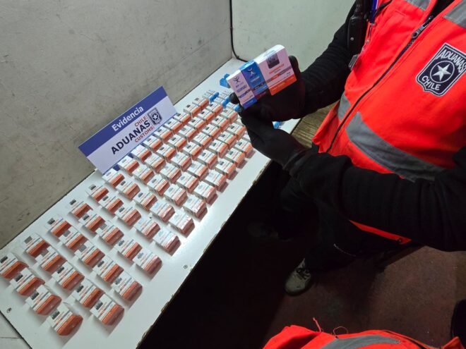 Aduanas intercepta peligroso contrabando de esteroides