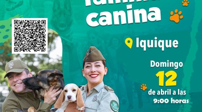 Carabineros invita a caminata canina en Playa Brava