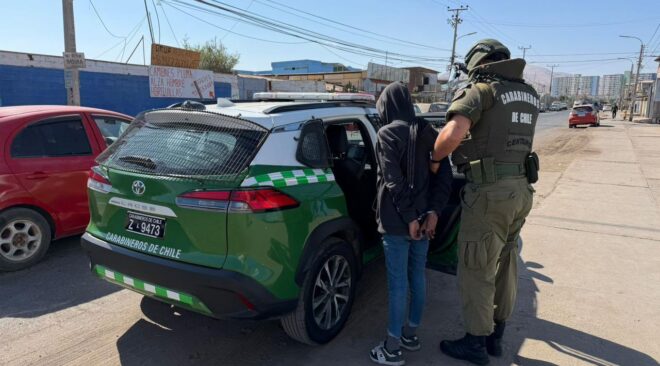 Detienen a mujer que permanecía prófuga desde 2018 en operativo policial en Alto Hospicio