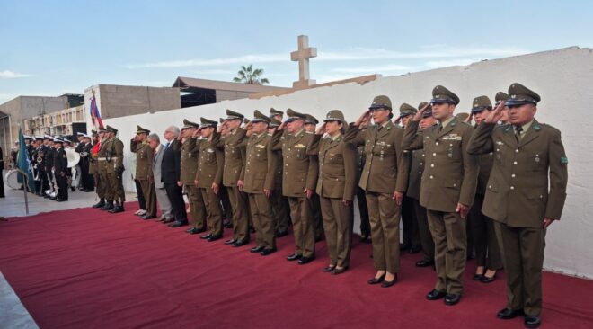 Carabineros honra a sus mártires con un sentido homenaje