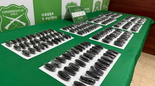 Carabineros incauta ketamina a soldados conscriptos peruanos