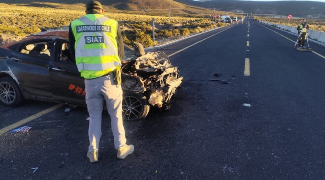 Volcamiento en Colchane Deja Víctima Fatal y Tres Lesionados tras Colisión con Animal