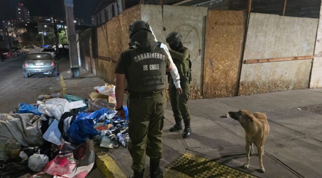 Carabineros detiene a ocho personas tras servicios focalizados en el centro de Iquique
