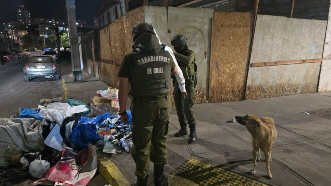 Carabineros detiene a ocho personas tras servicios focalizados en el centro de Iquique