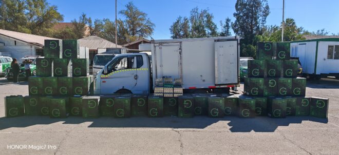 Más de 47 mil cajetillas de cigarrillos fueron incautadas por Carabineros en Ruta 5