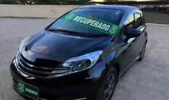 Carabineros detiene a sujeto por receptación de vehículo robado en Alto Hospicio