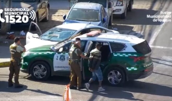 CARABINEROS DETIENE A SUJETO POR MICROTRÁFICO DE DROGAS EN EL CENTRO DE IQUIQUE