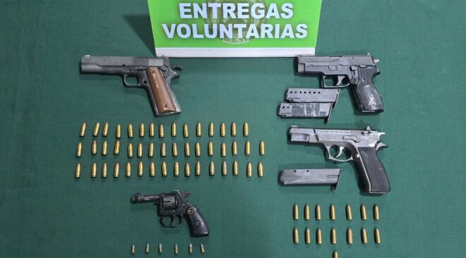 Entrega tu arma de manera voluntaria y anónima