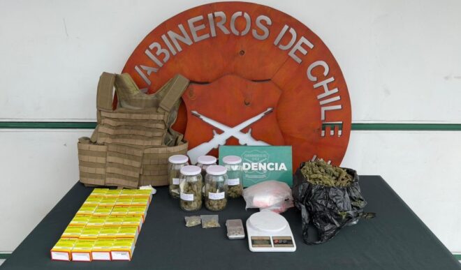 Carabineros detiene a dos personas tras procedimiento por disparos injustificados en Iquique