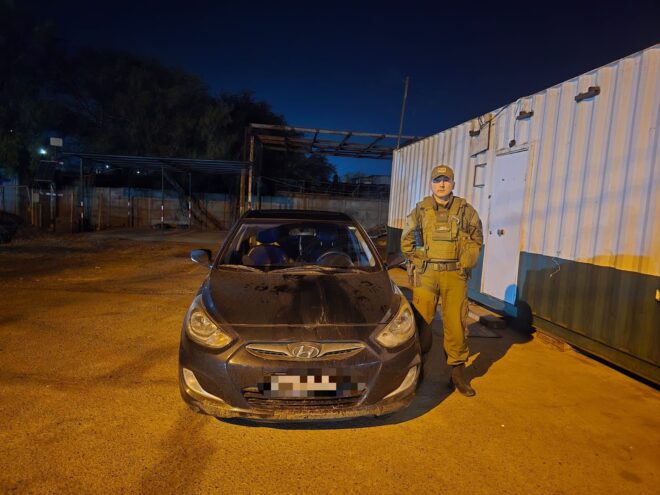 Carabineros recuperó en Pozo Almonte vehículo robado en Iquique