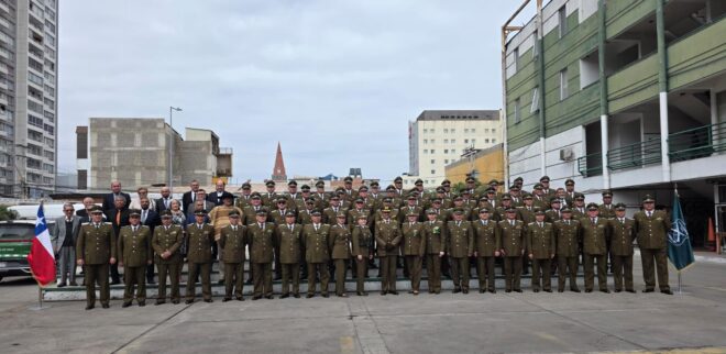 CARABINEROS HOMENAJEÓ A SUS SUBOFICIALES MAYORES