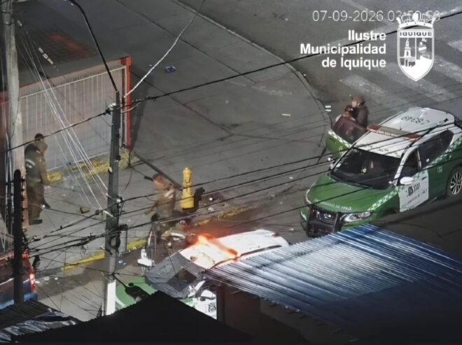 Carabineros detiene a dos hombres por robo con violencia en el centro de Iquique
